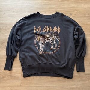 Abercrombie Def Leppard Crewneck Sweatshirt